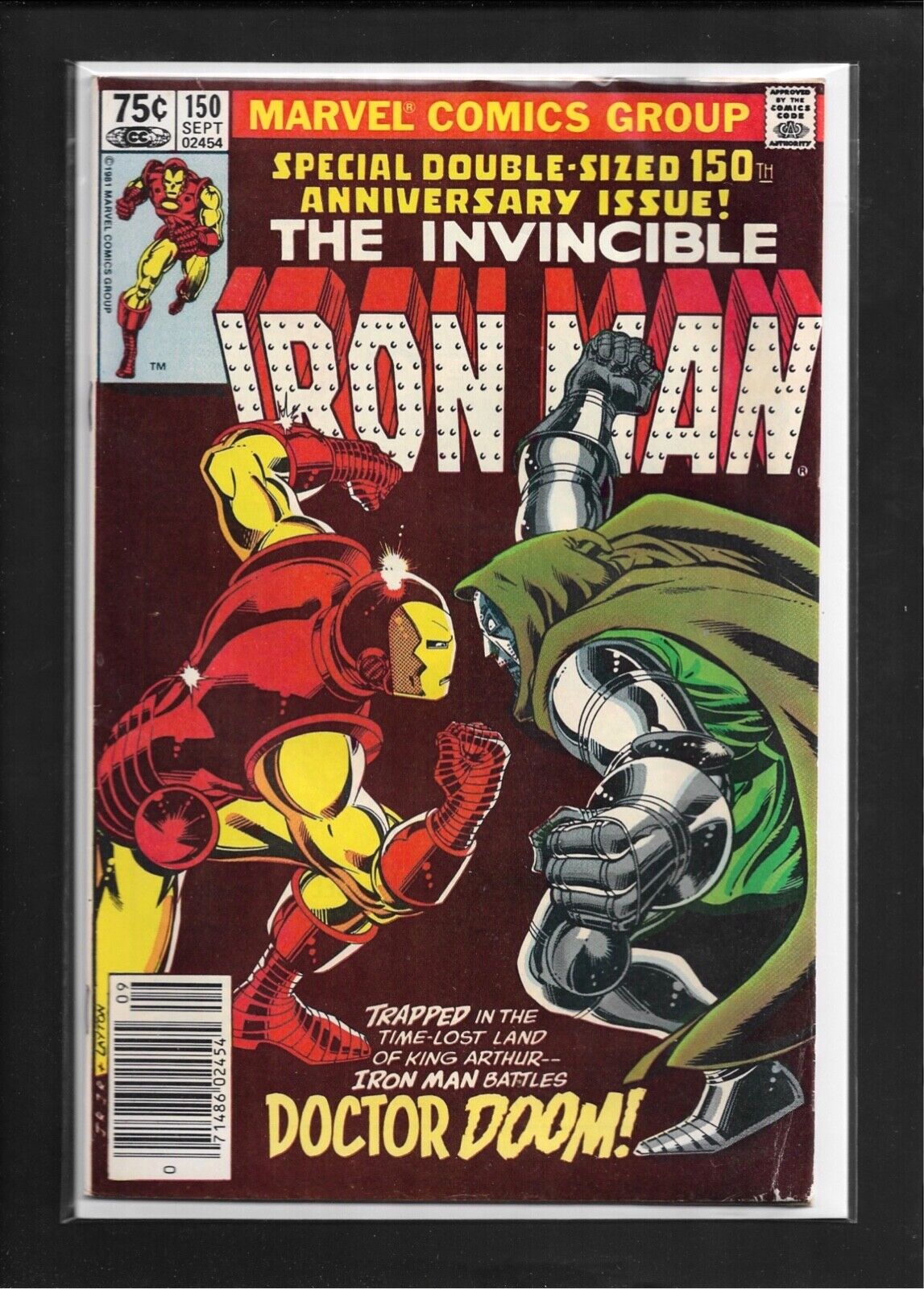 Iron Man #150 (1981): 50th Anniversary Issue Iron Man vs Doctor Doom FN- (5.5)