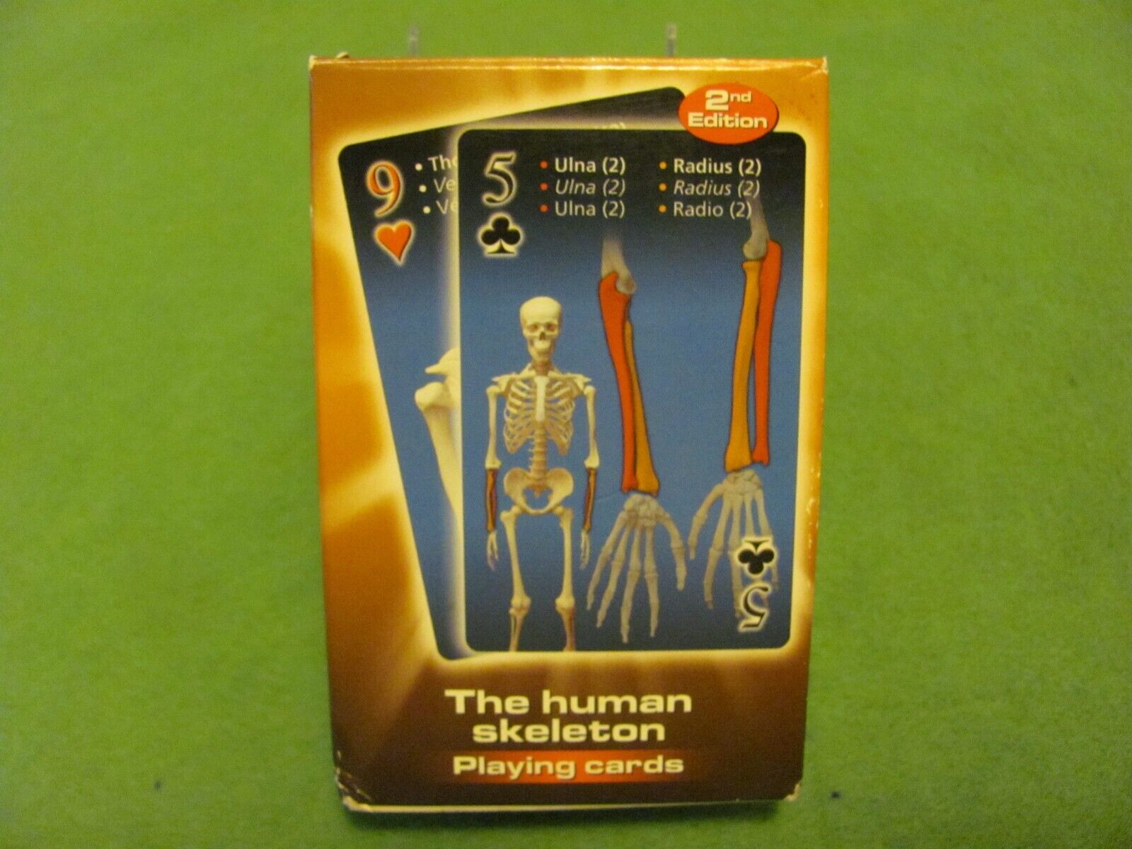 Human skeleton playing cards 2nd. Edition 2007. Printed in CANADA.