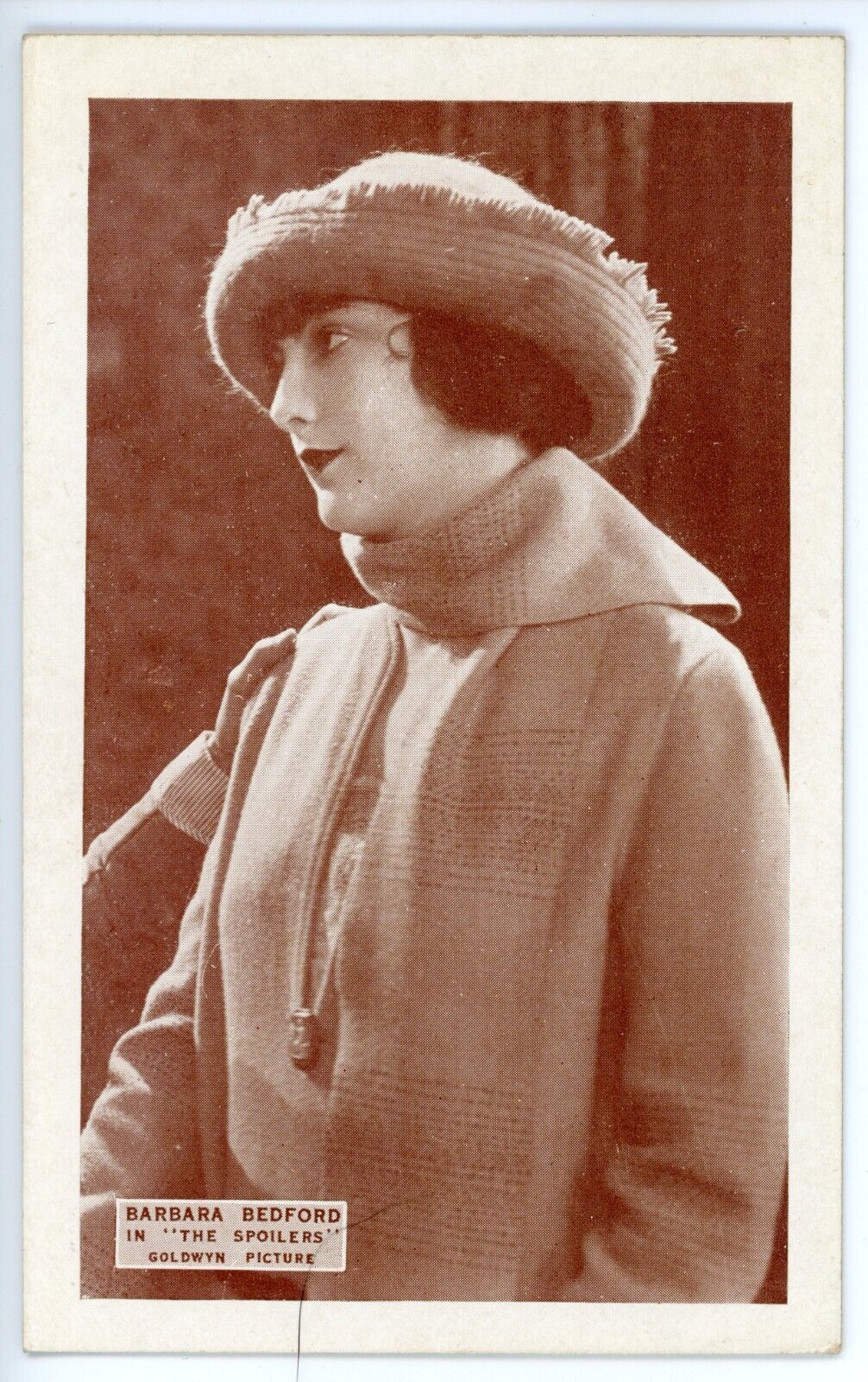 Barbara Bedford 1923 Postcard