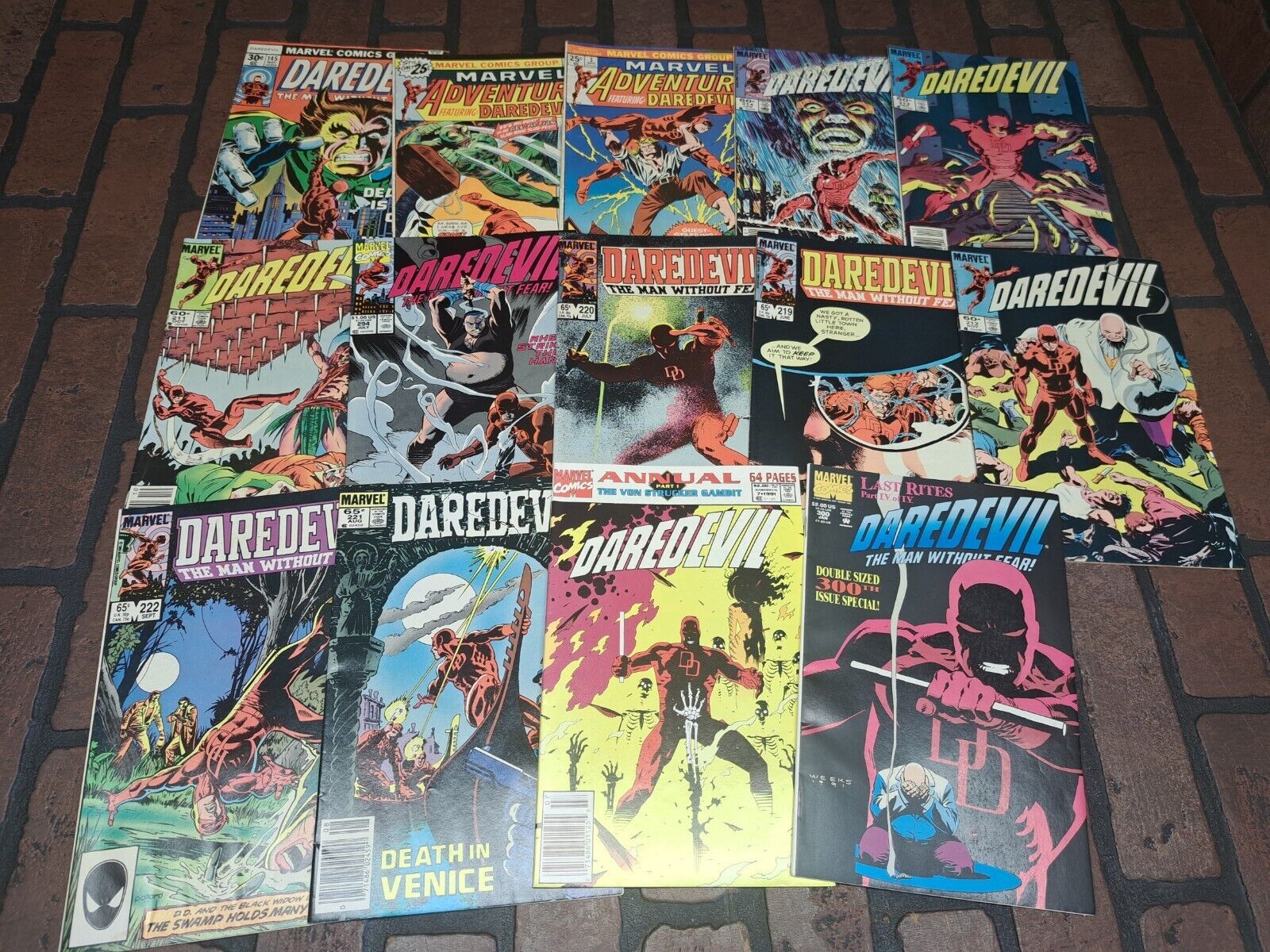 Daredevil Marvel Comics Lot Of 14
