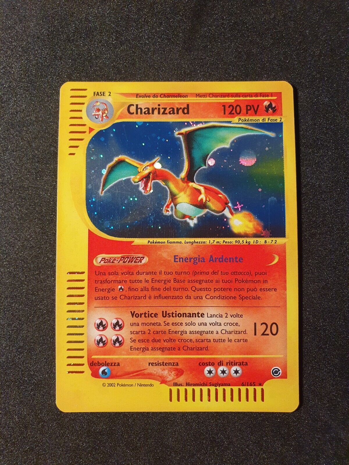 Charizard 6 / 165 holo ITA Expedition Near Mint / Mint Pokémon Card 