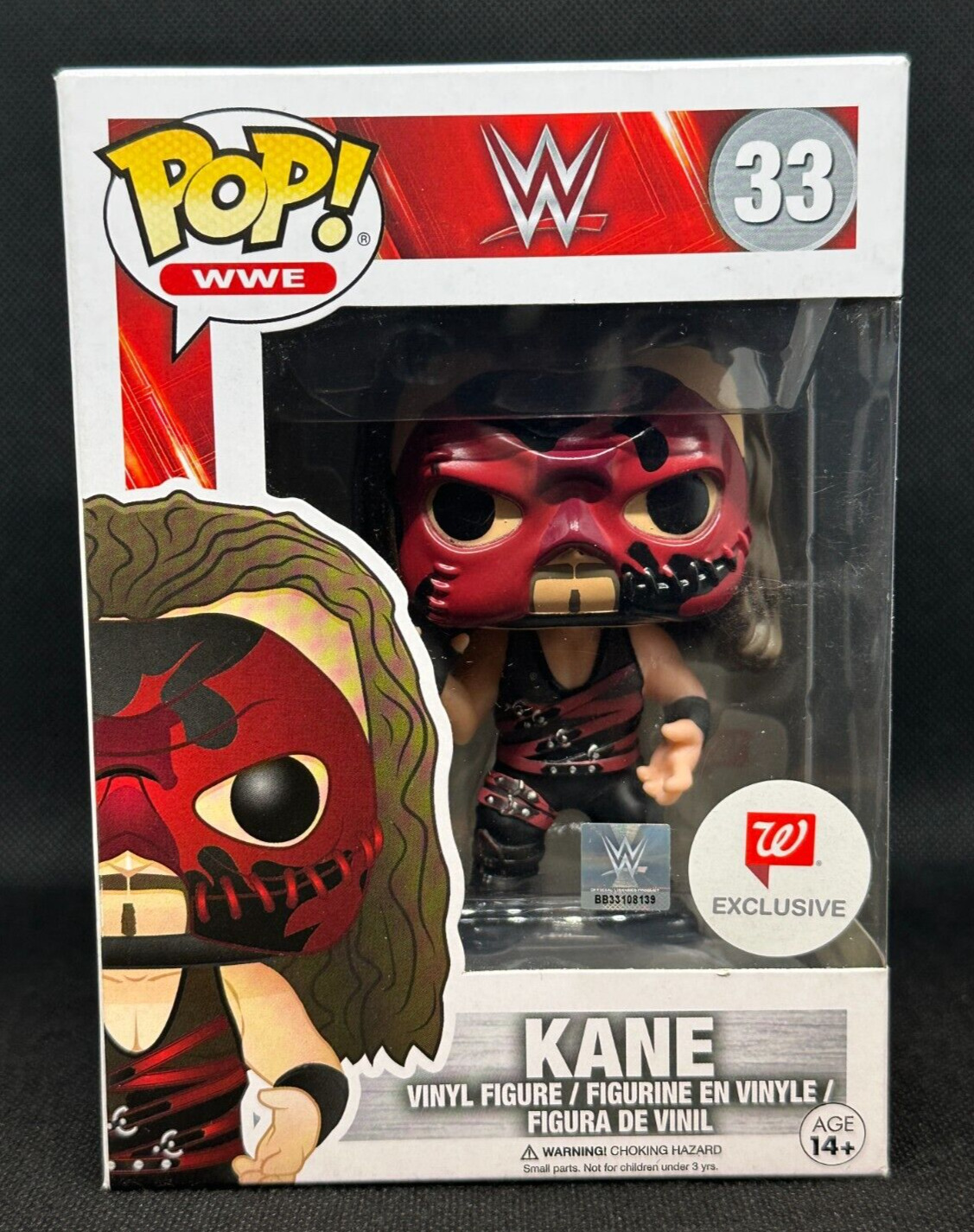 Funko Pop Kane 33 WWE Wrestling Walgreens Exclusive Vinyl Figure