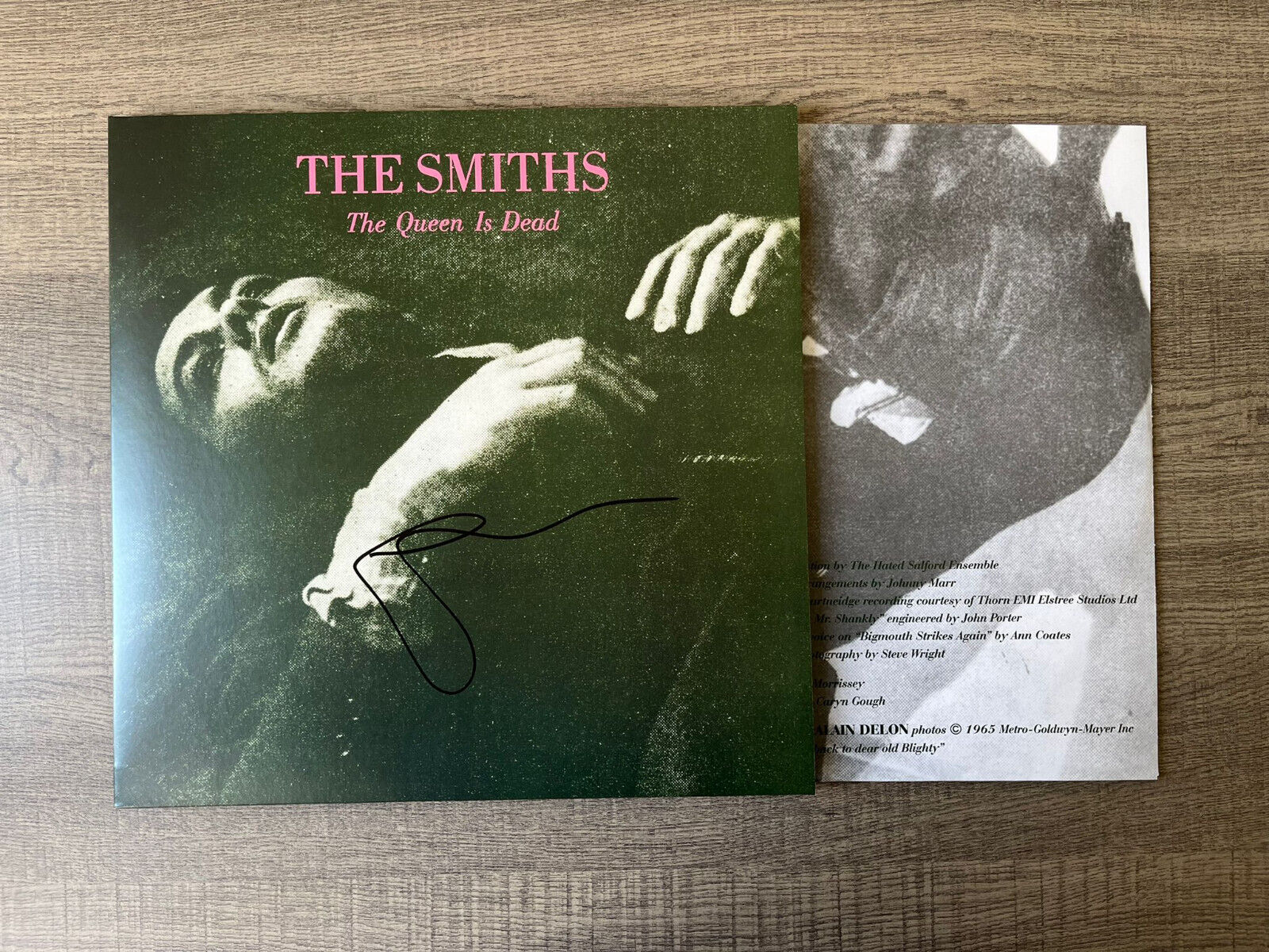JOHNNY MARR Signed The Smiths The Queen Is Dead Vinyl RARE - PROOF/COA
