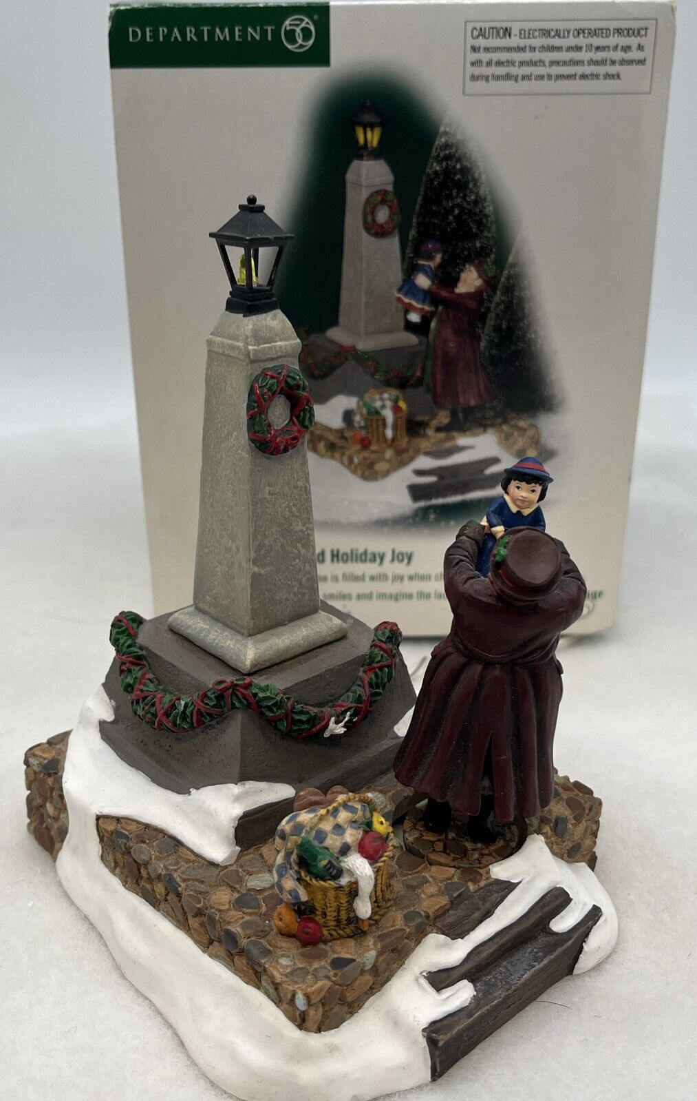 Dept 56  Dickens-Heritage Village Animated Holiday Joy 58552 *Not Working*