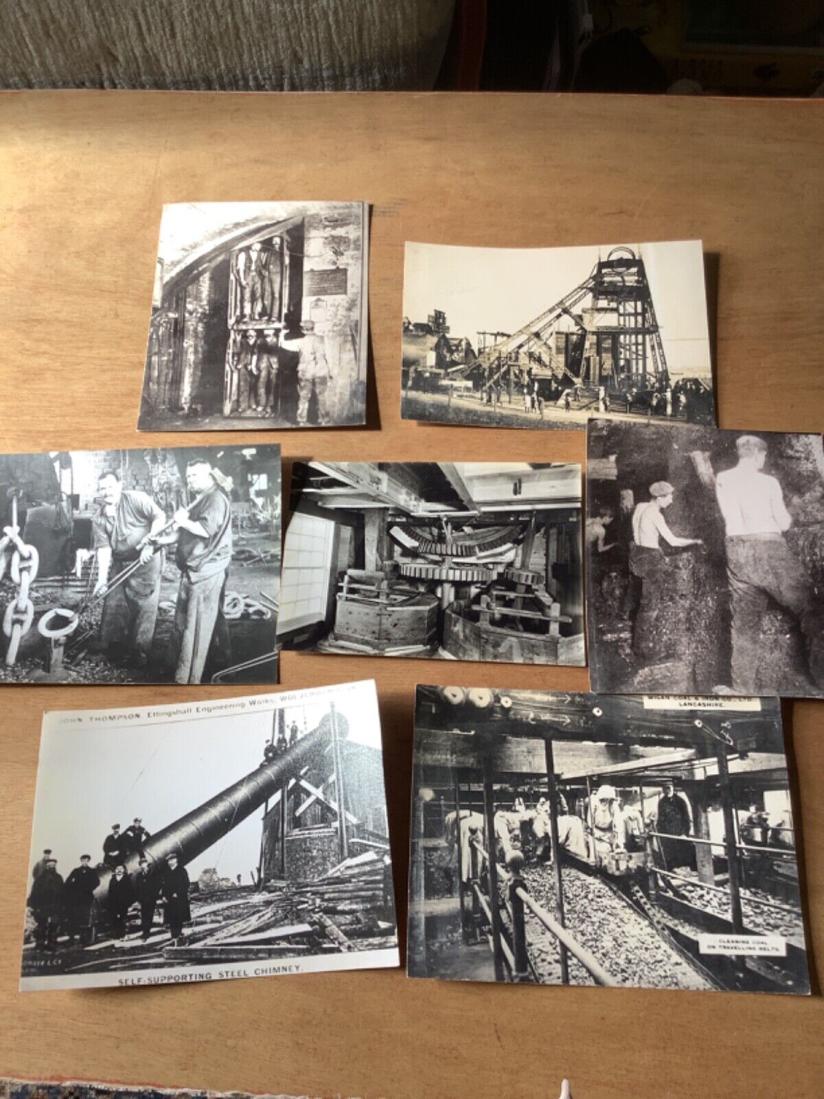 7 x PHOTOGRAPHS INDUSTRIAL MINING JOB LOT PHOTOGRAPHIC IMAGES