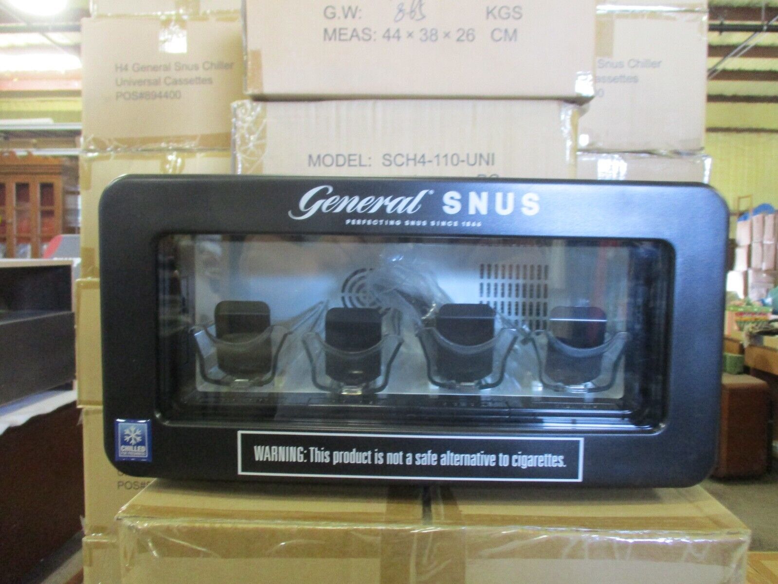 General Snus Dispenser Tobacco Refrigerated Store Retail Display Brand New
