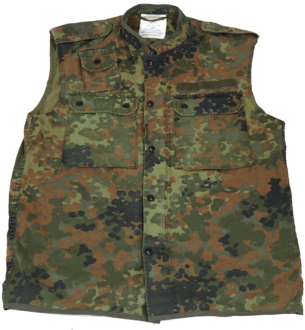 Medium Reg GR7 - German Military Flecktarn Camouflage Combat Survival Vest