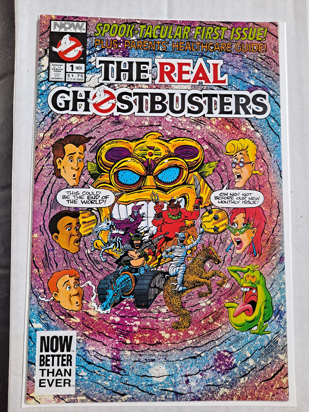 THE REAL GHOSTBUSTERS V2 #1 NOW COMICS 1991 NM