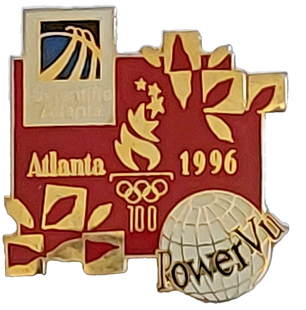 Olympics Atlanta 1996 Scientific Atlanta Power VII Lapel Pin