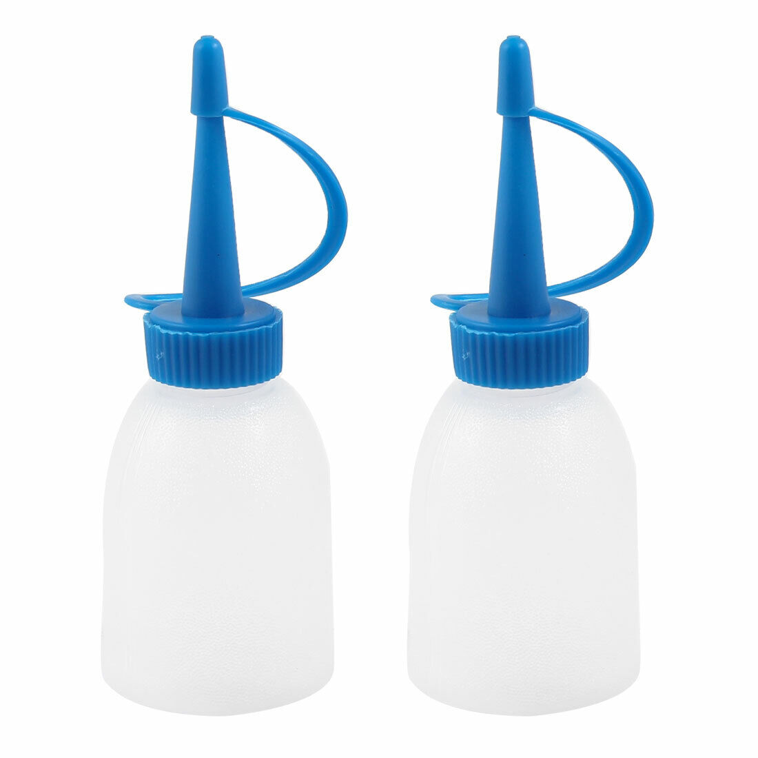 2pcs Clear Blue White 30ml Printer Ink Bottle Holder Squeeze