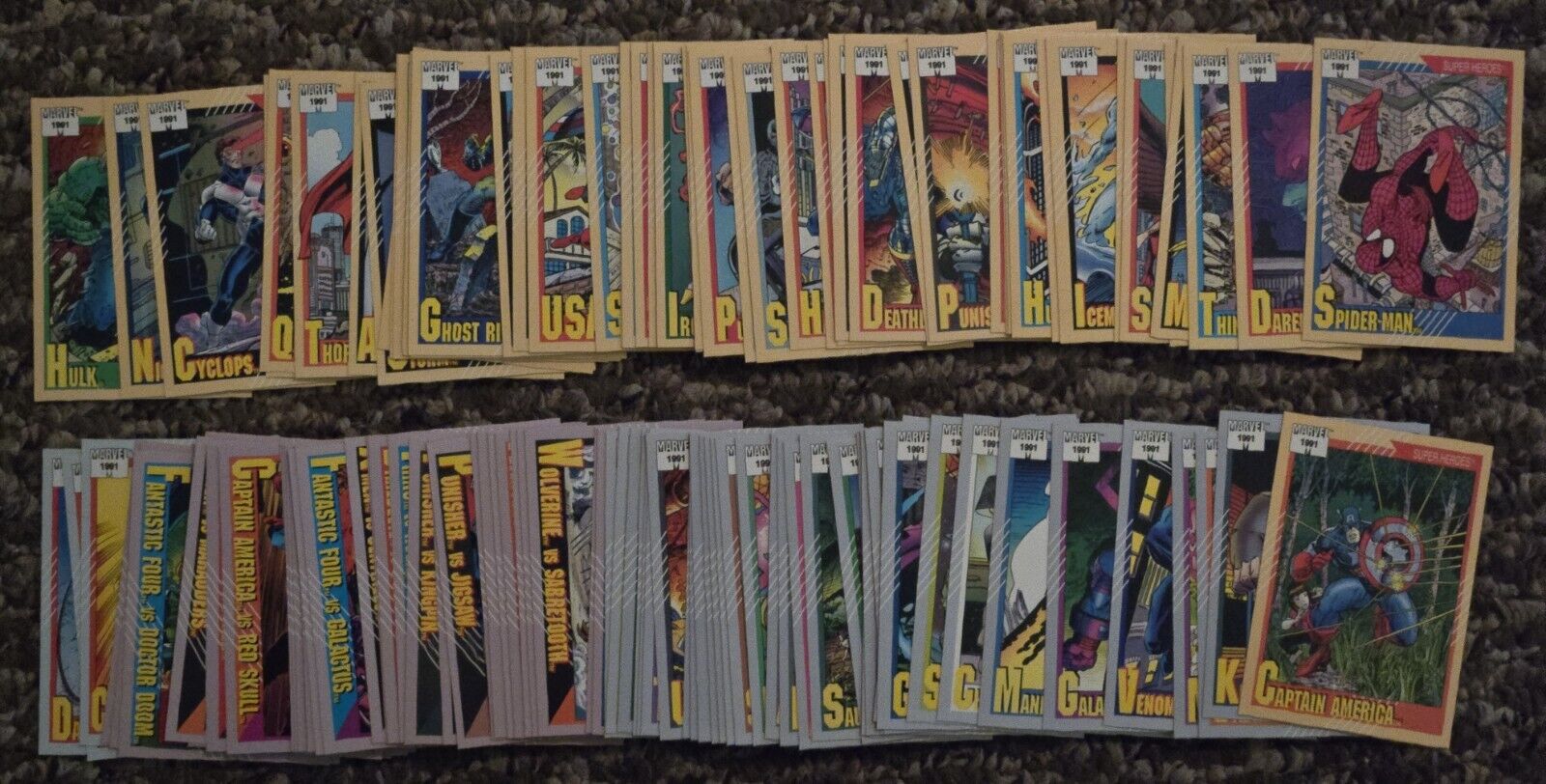1991 Marvel Series 2 Set Builder 1-129 (/162)