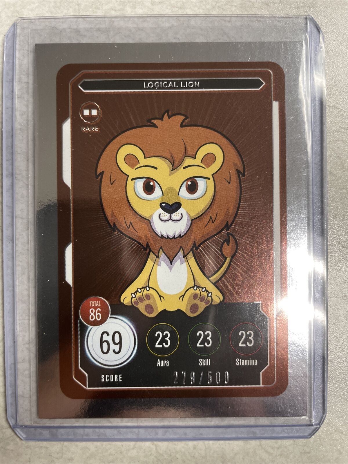 VeeFriends ZeroCool Compete & Collect Series 2 Logical Lion Rare 279/500