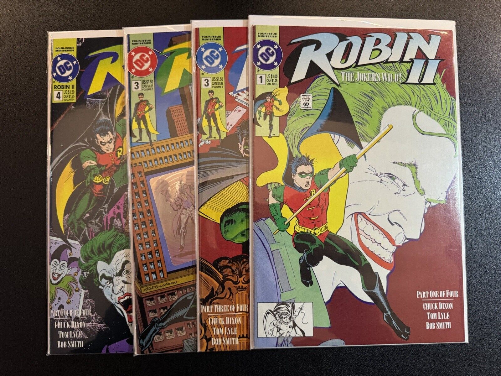 Robin II: The Joker’s Wild lot of 4 Comics 1, 3, 3, 4. DC 1991