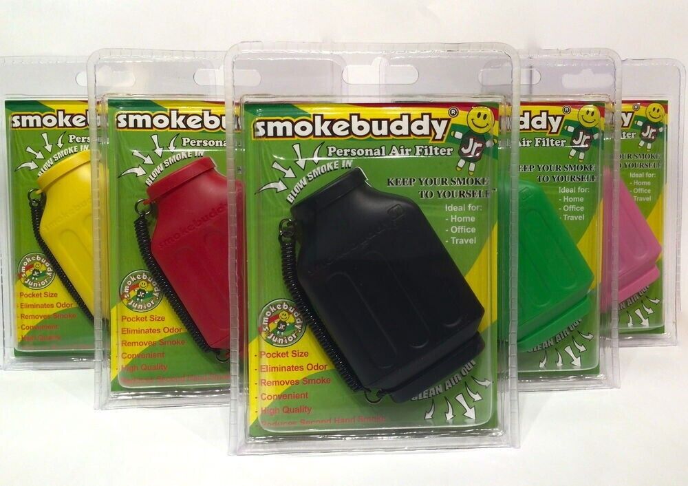 2 packs Smoke Buddy Junior - Personal Air Purifier, Filter, and Odor Diffuser