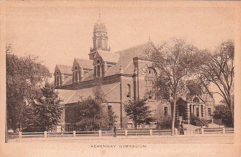  Postcard Hemenway Gymnasium Harvard University Cambridge MA