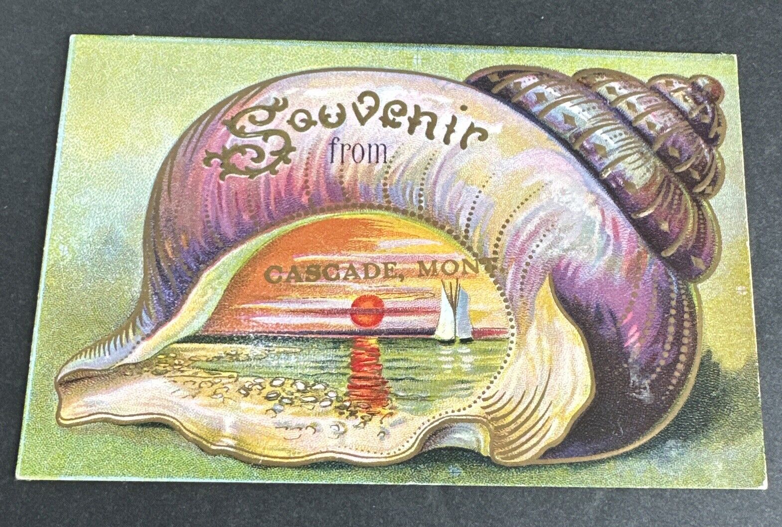 Vintage Postcard: Souvenir from Cascade, Montana ~ Posted 1911