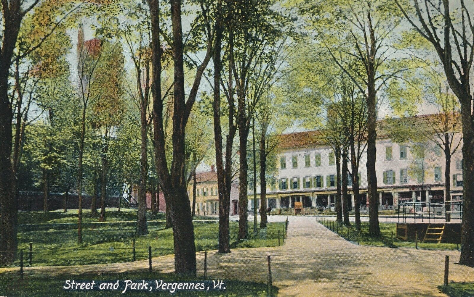VERGENNES VT – Street and Park