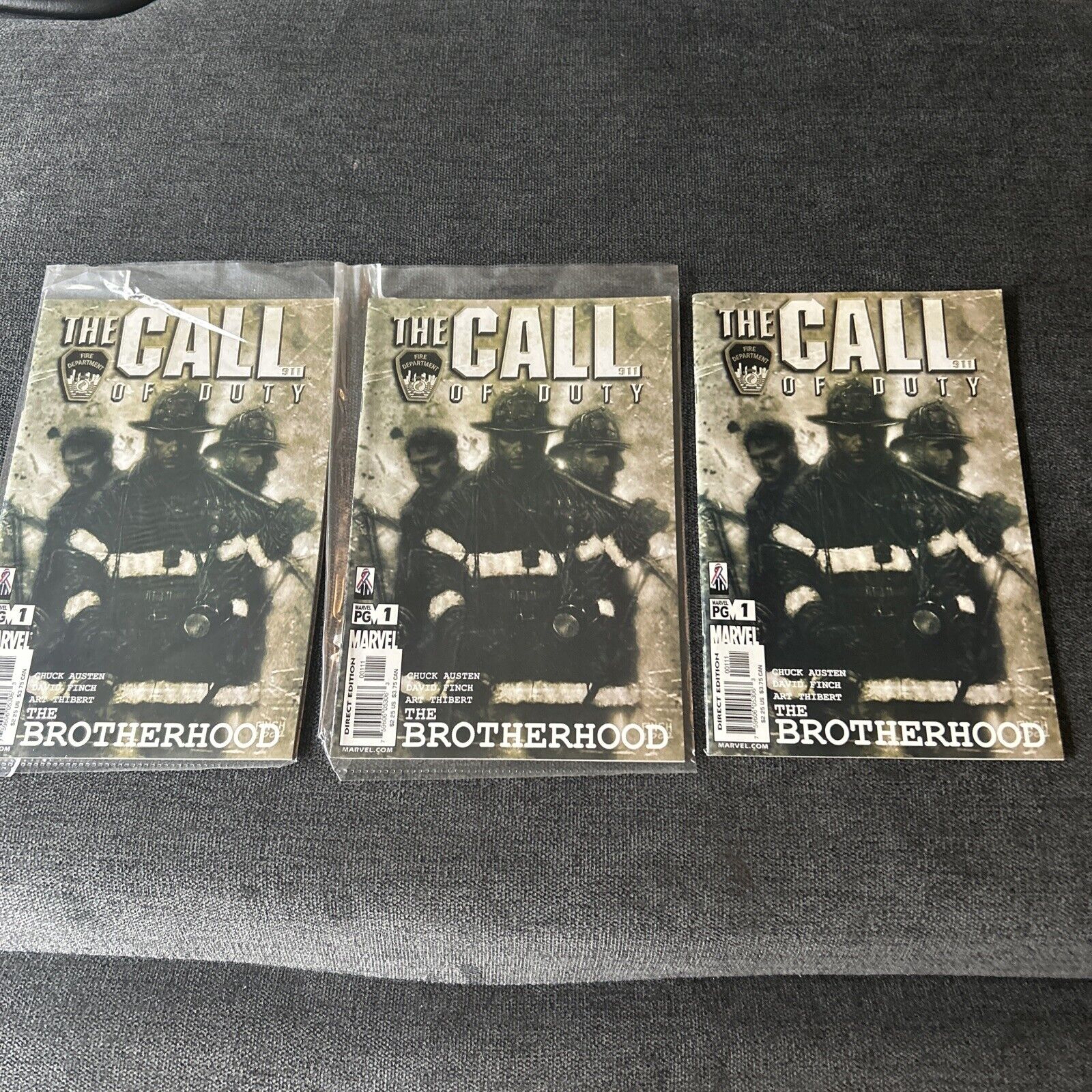The Call of Duty the Precinct 1 2002 Marvel Comics #1 Lot Of 3