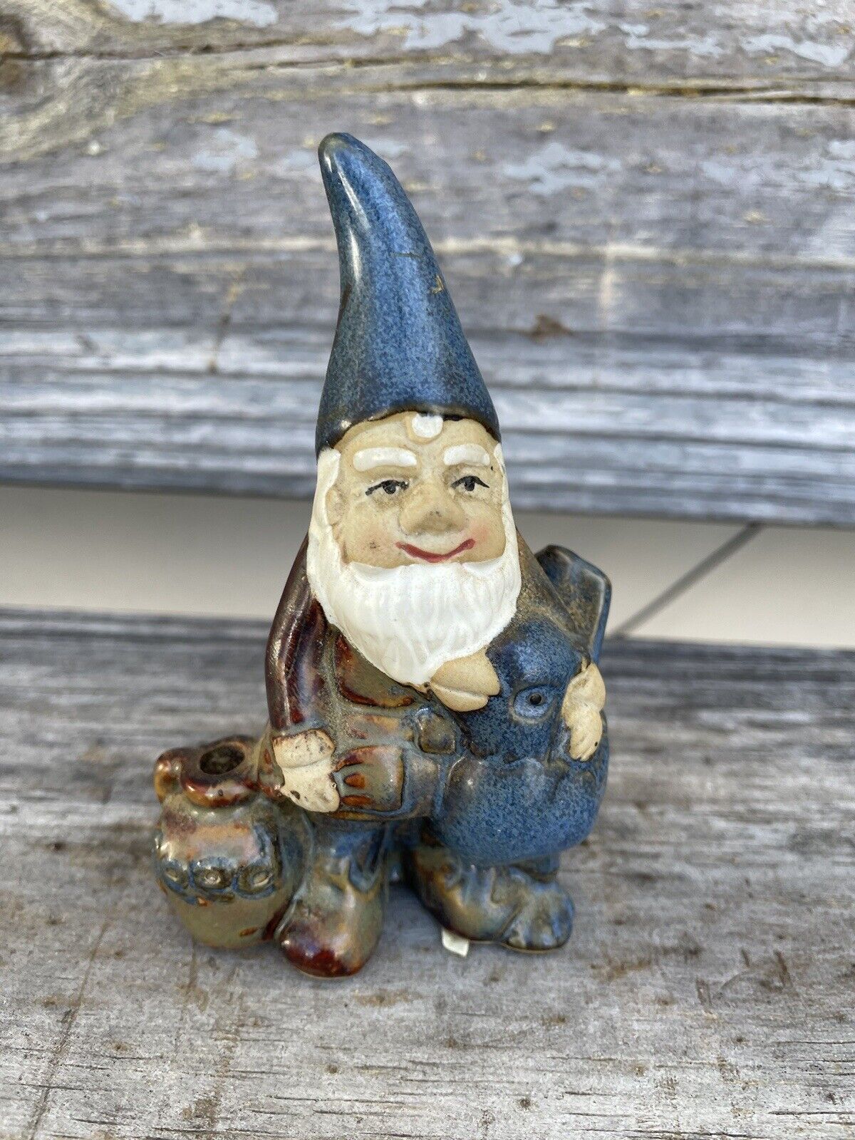 Mini Pfaltzgraff Gnome RARE. Super Cute. 🥰