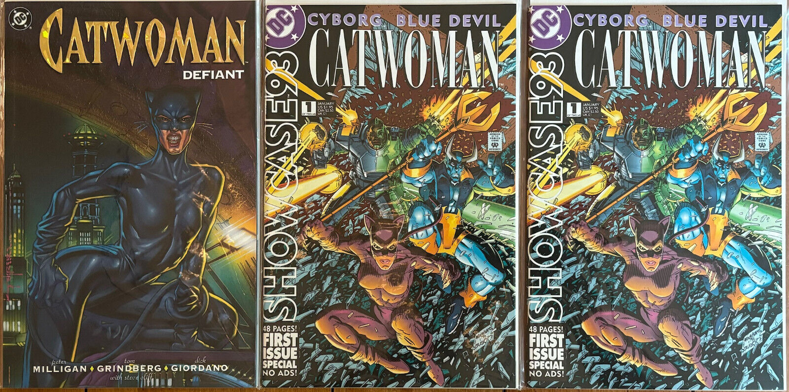 CATWOMAN, DC COMICS, Lot #1 [1993], PRESTIGE, [1992] 3 Total VG
