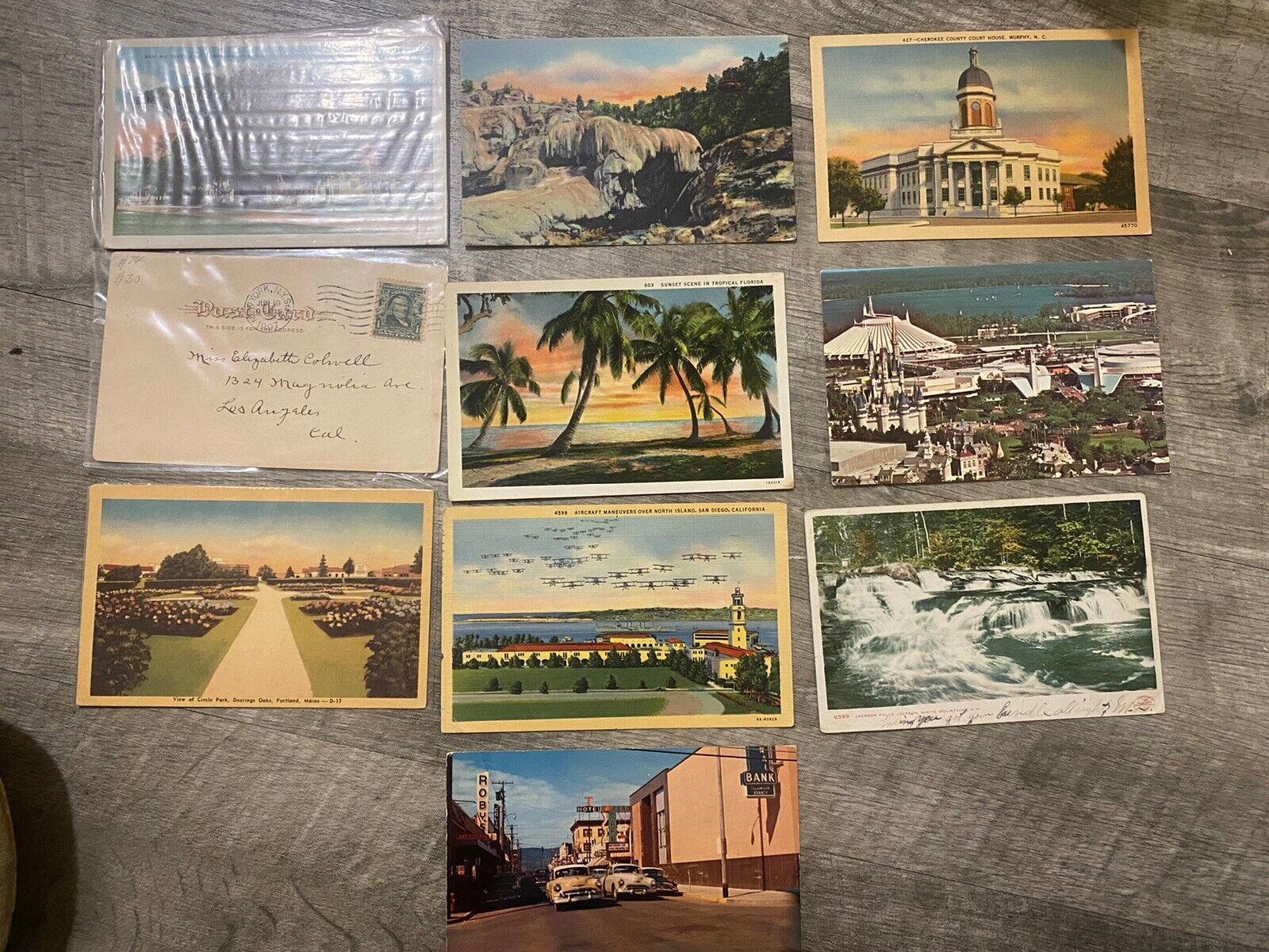 Postcards, Random Vintage Postcard Lot of 10, Post Cards,