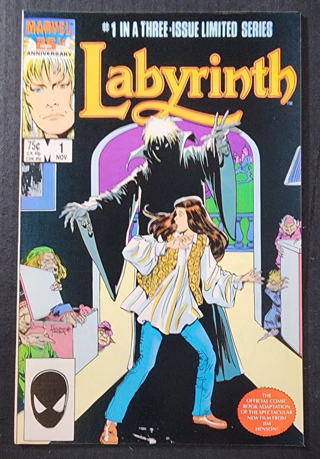 Labyrinth #1 Marvel Comic 1986 HIGH GRADE David Bowie LABYRINTH Movie 