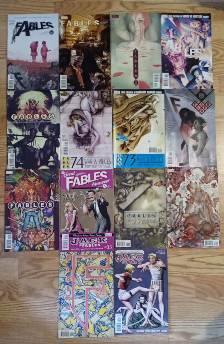 Fables #25 scattered thru 120, More ..set of 14 Vertigo Comics