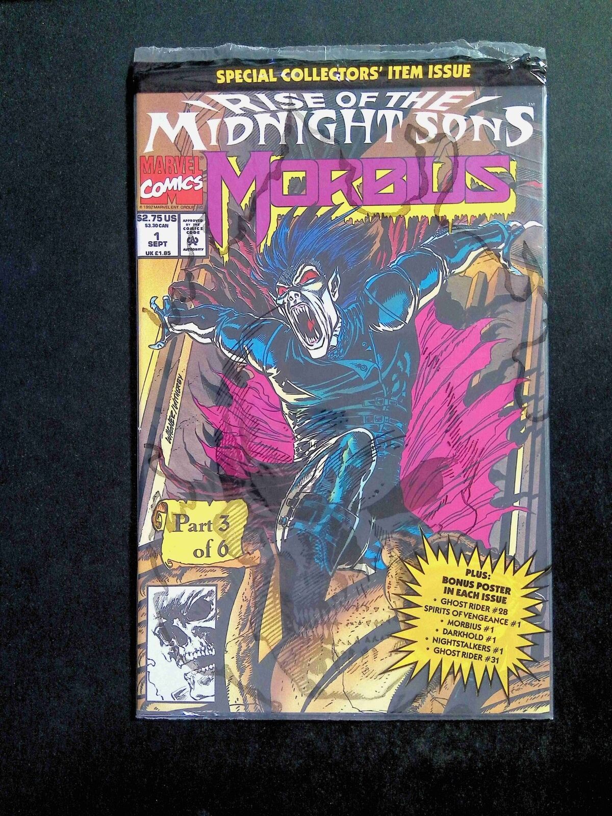 Morbius The Living Vampire #1  MARVEL Comics 1992 VF/NM