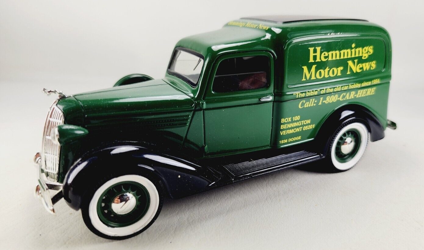 Hemmings Coin Bank Die-Cast #5012 Limited Ed. Dodge 1/25 scale 6\