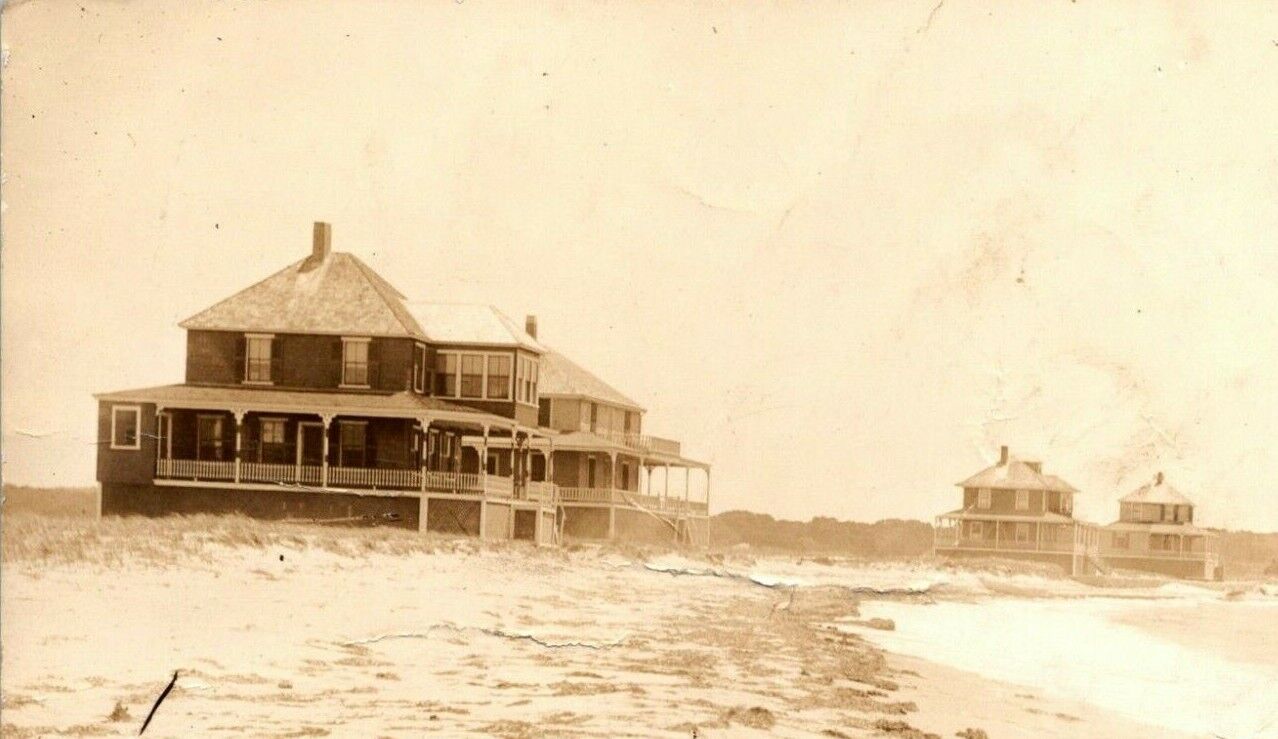 RPPC Houses on Silver Beach North Falmouth Massachusetts G.E.F. Donkin 423 c1910