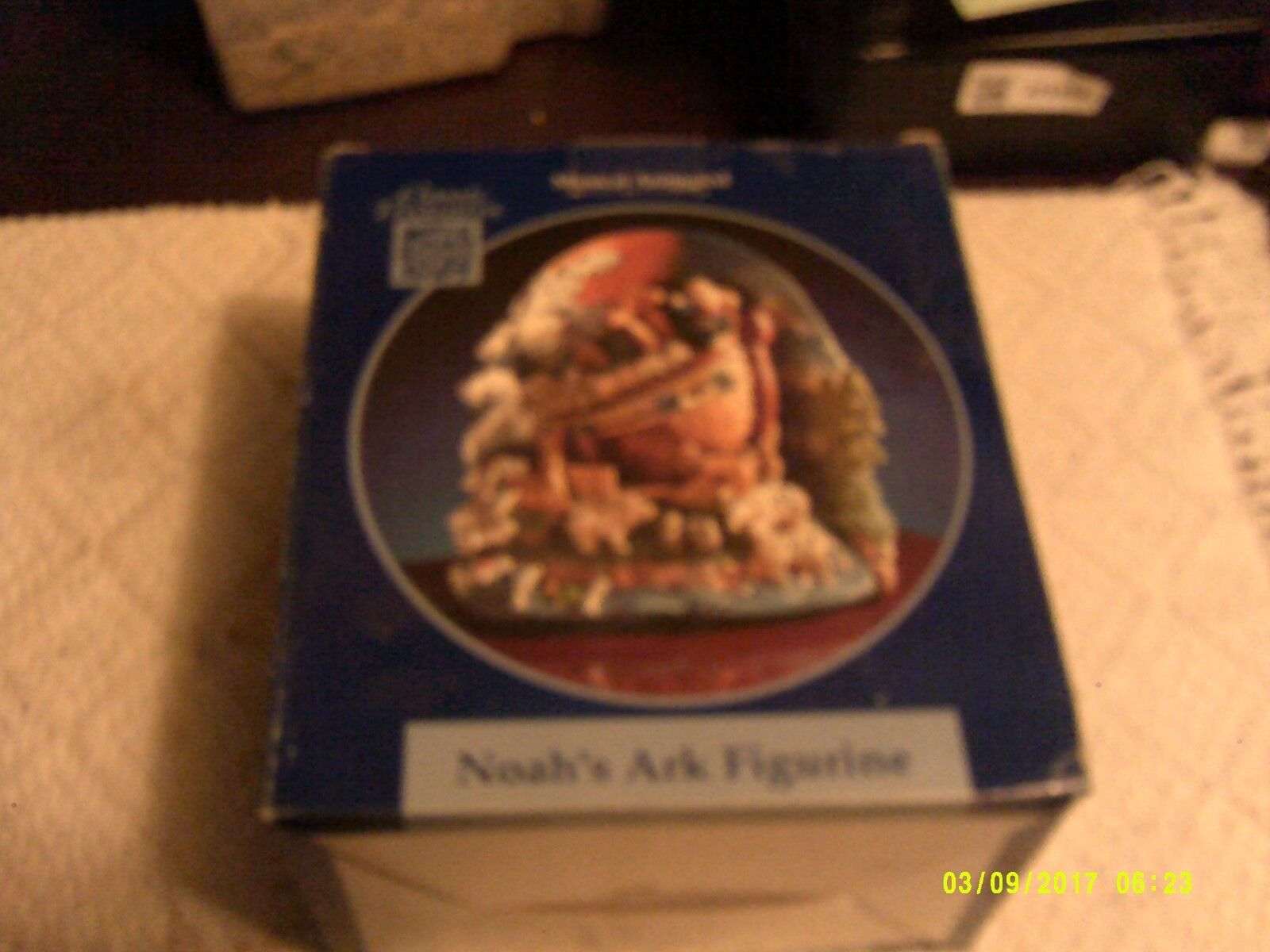 Classic Treasures Resin Noah\'s Ark Music Box Oh What a Beautiful Morning NIB