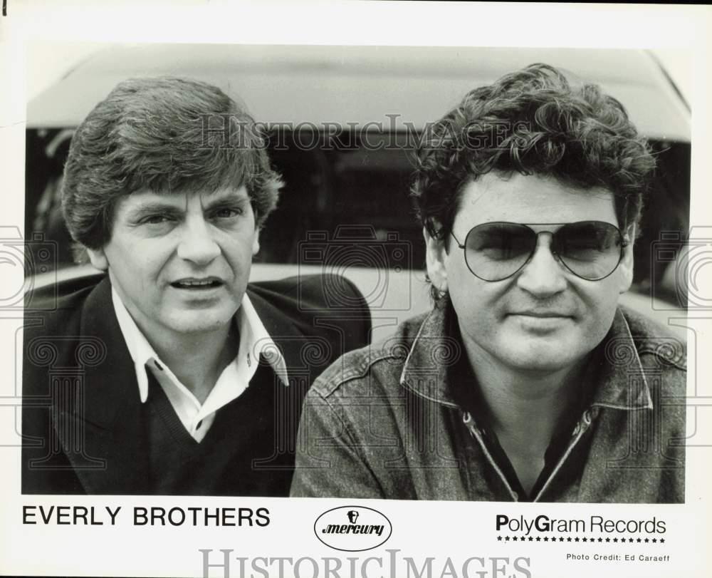 1989 Press Photo The Everly Brothers, Music Group - lrp91988