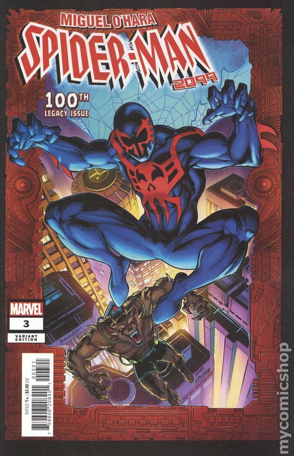 Miguel O\'Hara Spider-Man 2099 #3B NM 2024 Stock Image
