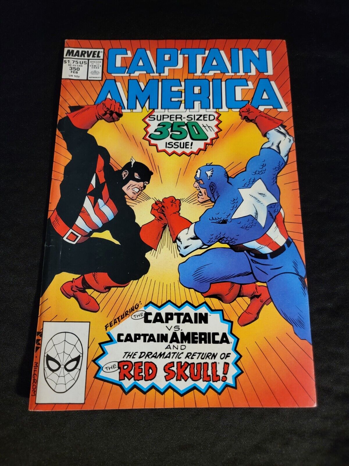 CAPTAIN AMERICA #350 1989 Marvel Comics