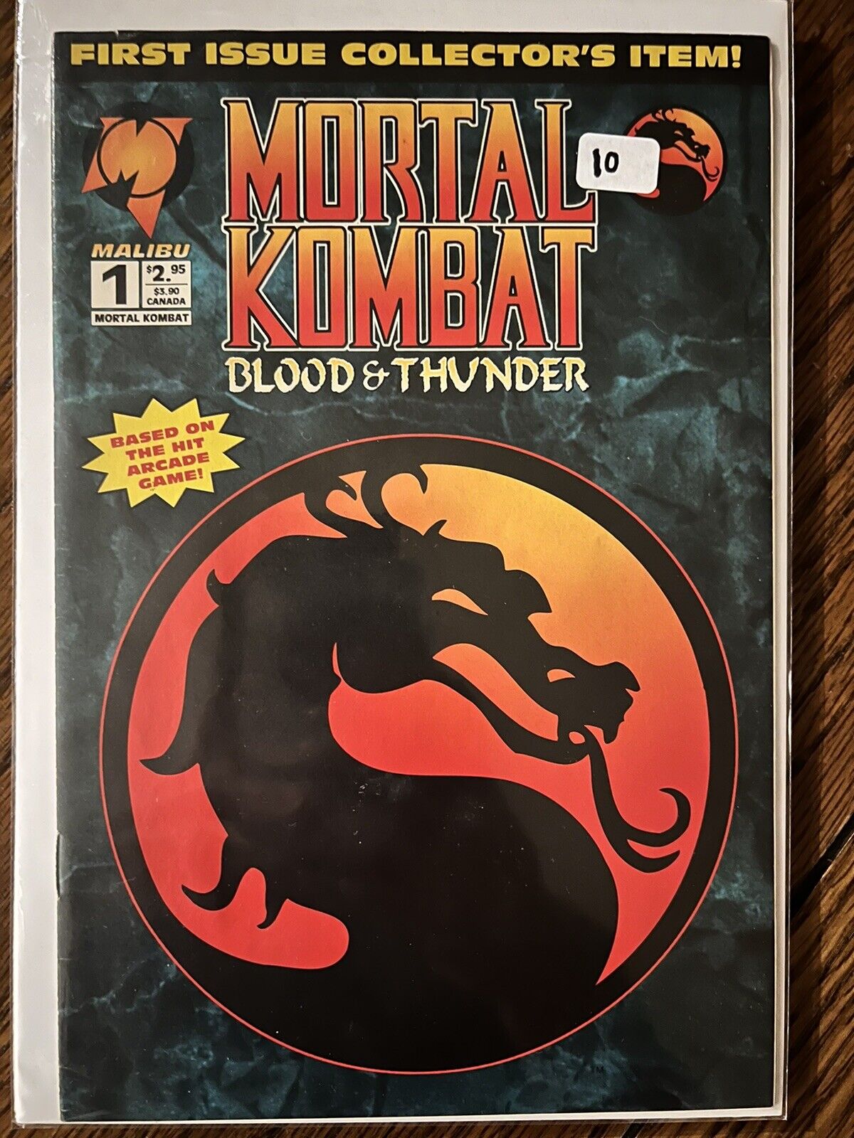 Mortal Kombat #1 Blood and Thunder (Newsstand Variant) 1994 Malibu