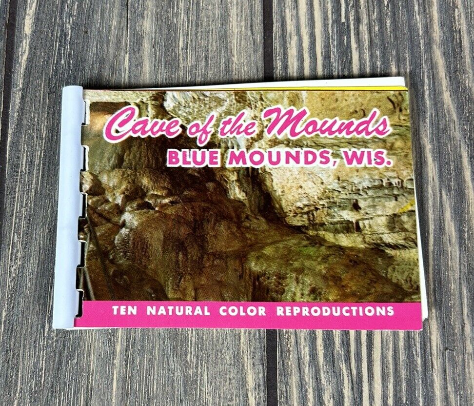 Vintage Cave Of The Mounds Blue Mounds Wisconsin Ten Natural Color Reproductions
