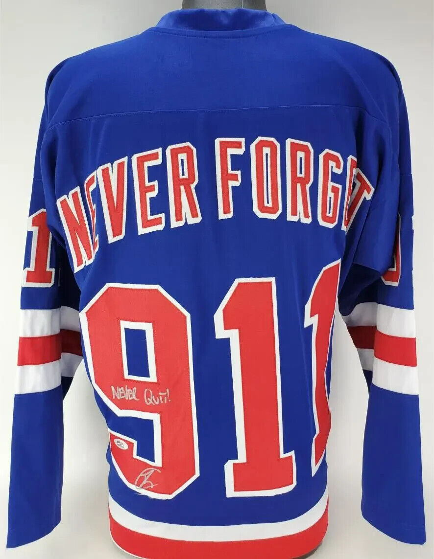 Robert O’Neill Signed New York Rangers 911 Never Forget Jersey \
