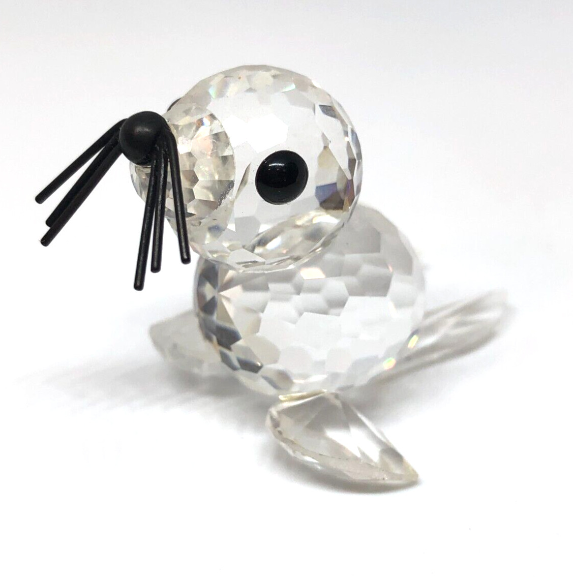 Swarovski Crystal Baby Seal Black Whiskers from Kingdom of Ice & Snow