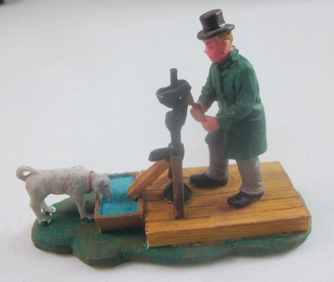 LEMAX Christmas Figure: Man Pumping Water For a Dog.