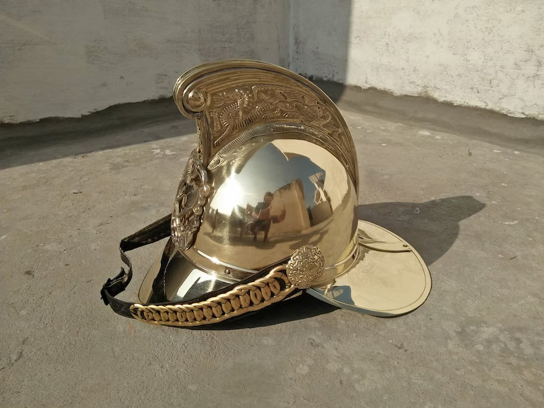 Napoleonic French Cavalry Helmet Brass Helmet Medieval Helmet Cosplay Armor gift