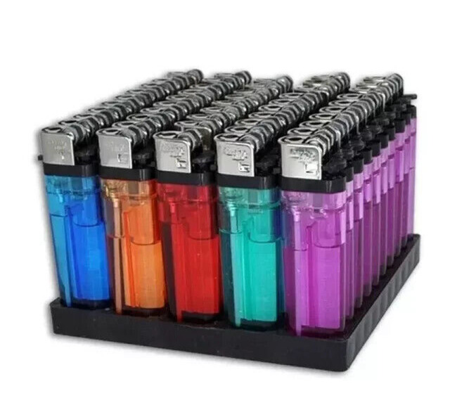 Liberty Cheap  Disposable Lighter Assorted Colors Lot -2 Box X 50=100Pc