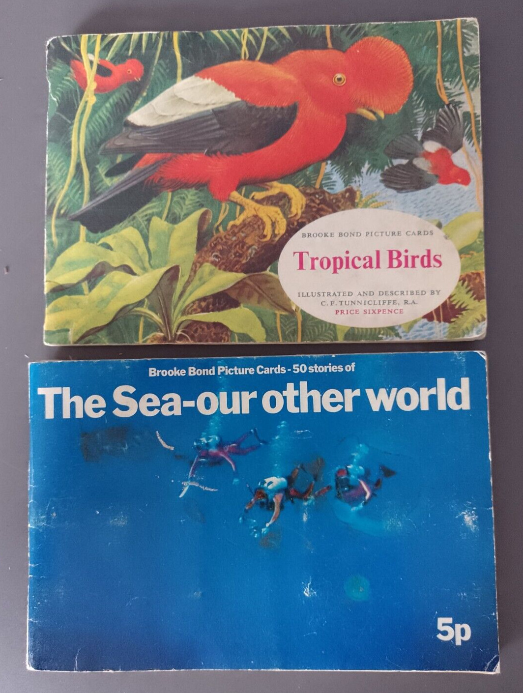 Brooke Bond ‘Tropical Birds’ & \'The Sea\' 2 COMPLETE Albums