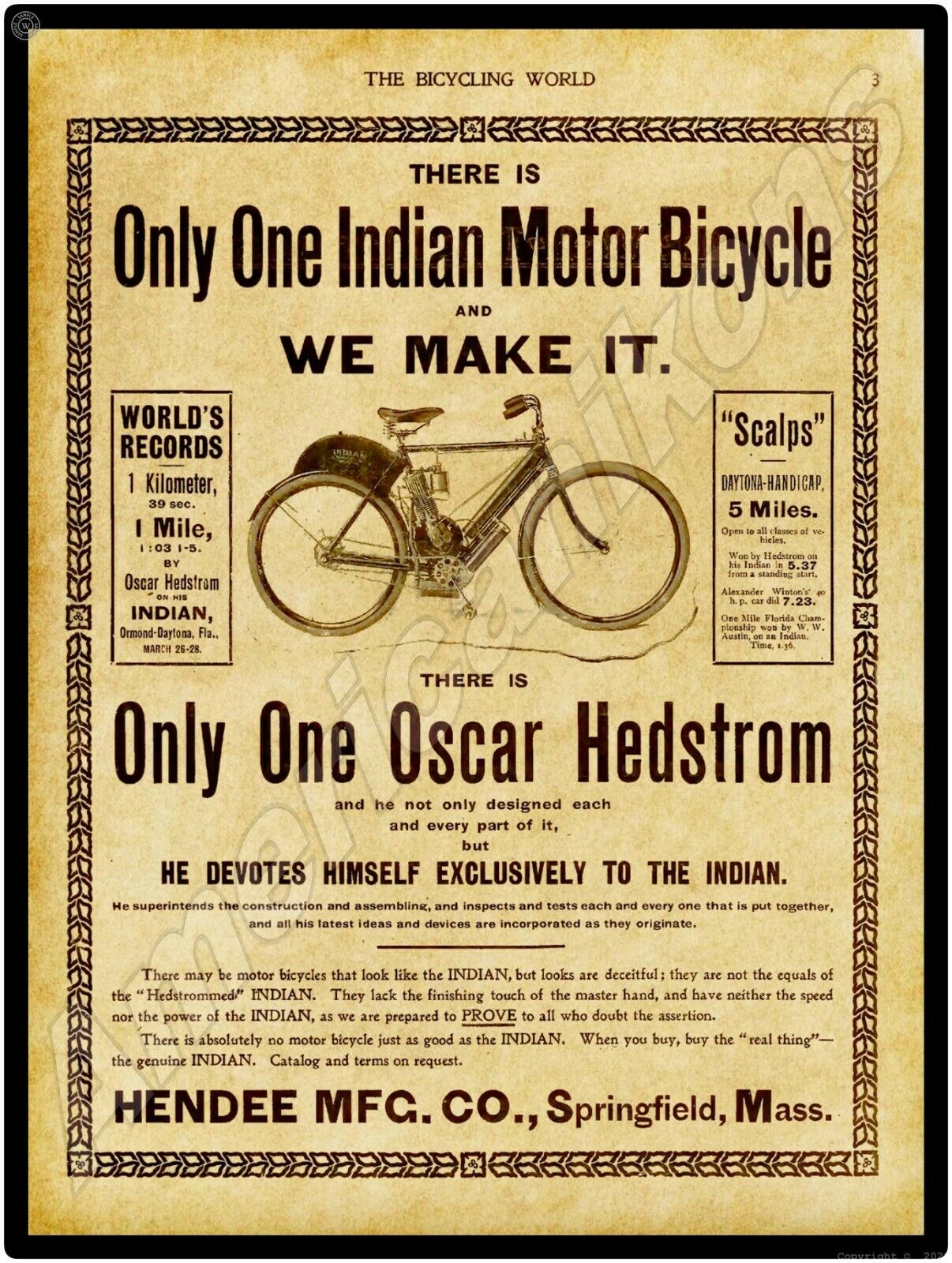 Indian Motorcycles NEW Metal Sign: \