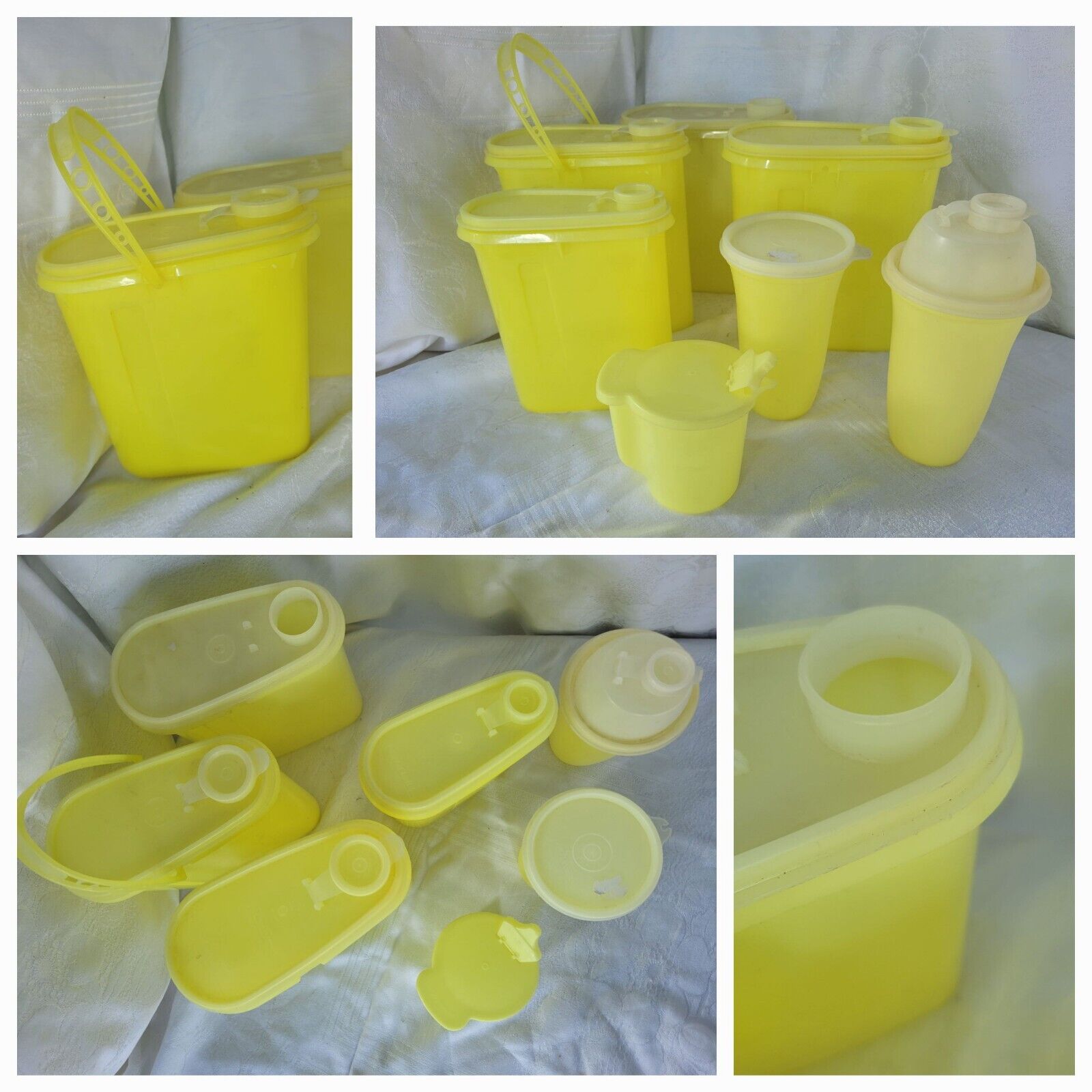 Vintage Tupperware Beautiful Yellow Set