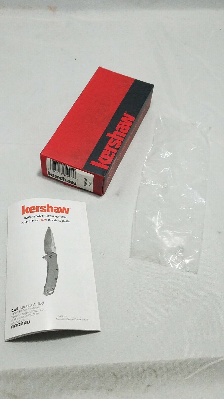 EMPTY KERSHAW KNIFE BOX NO KNIFE FITS Payload 1925