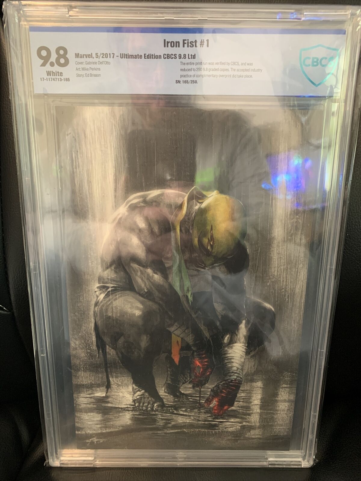 Iron Fist #1 ultimate edition CBCS 9.8 limited edition Gabriele Del’Otto variant