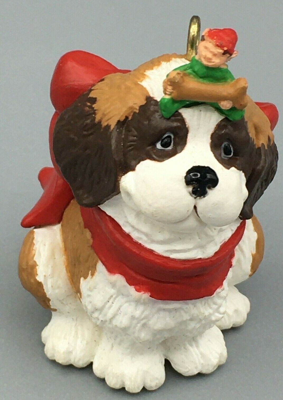 Puppy\'s Best Friend Vintage Hallmark 1986 Christmas Hanging Ornament Holiday