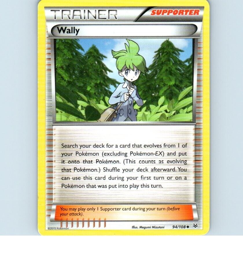 2015 Trainer Wally 94/108 Pokemon Card