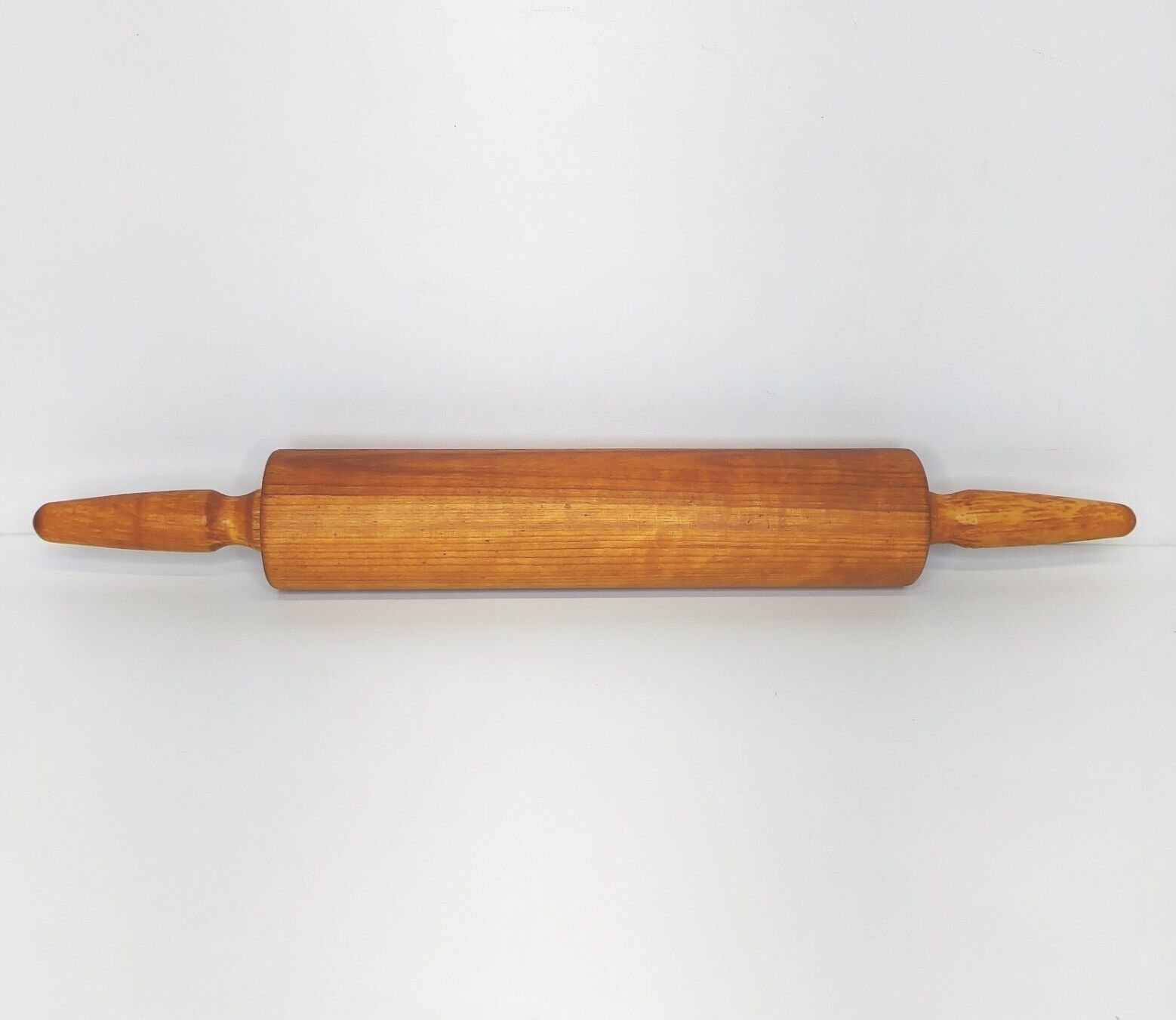 Vintage Wooden Rolling Pin Brown 10.5