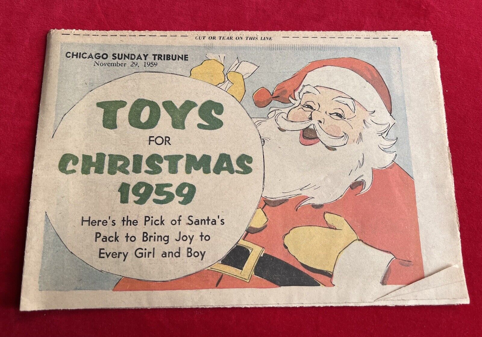 Chicago Tribune Toys For Christmas 1959 Catalog 16 Pages Noel